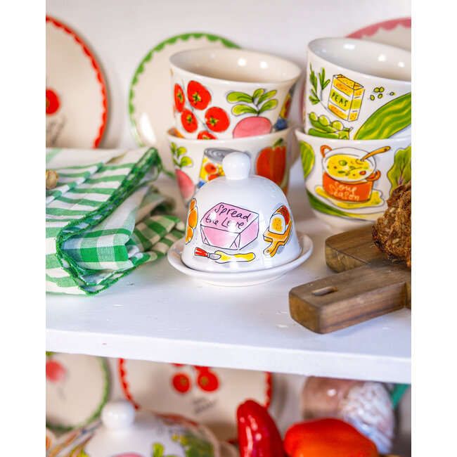 BLOND AMSTERDAM Botervloot Rond 12cm Even Bijkletsen