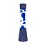 Fisura Lava lamp ''tower'' blauwe voet blauwe liquid