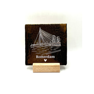 Tegel Erasmusbrug goud ecru | Rotterdam