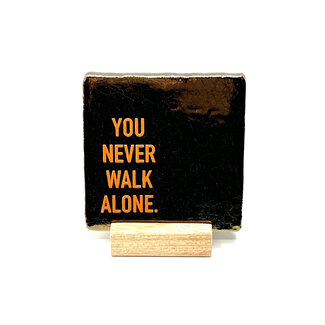 Tegel You never walk alone goud | Rotterdam