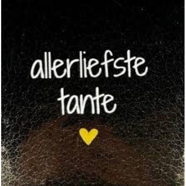 Tegel Allerliefste Tante goud creme