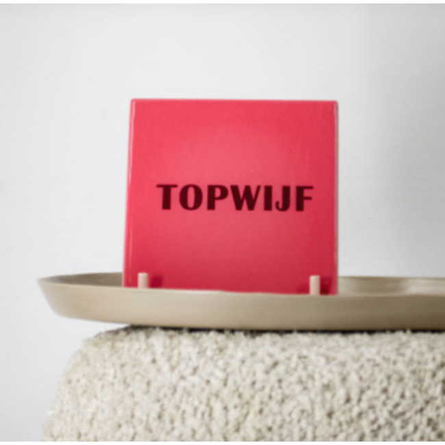 Rekje voor tegel wit | Standaardje | Tegelrekje