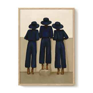 PSTR Studio Maxime - Spying Blue 50x70cm