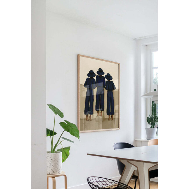 PSTR Studio Maxime - Spying Blue 50x70cm