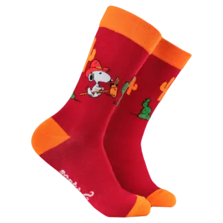 Sok Snoopy Howdy red 43-46