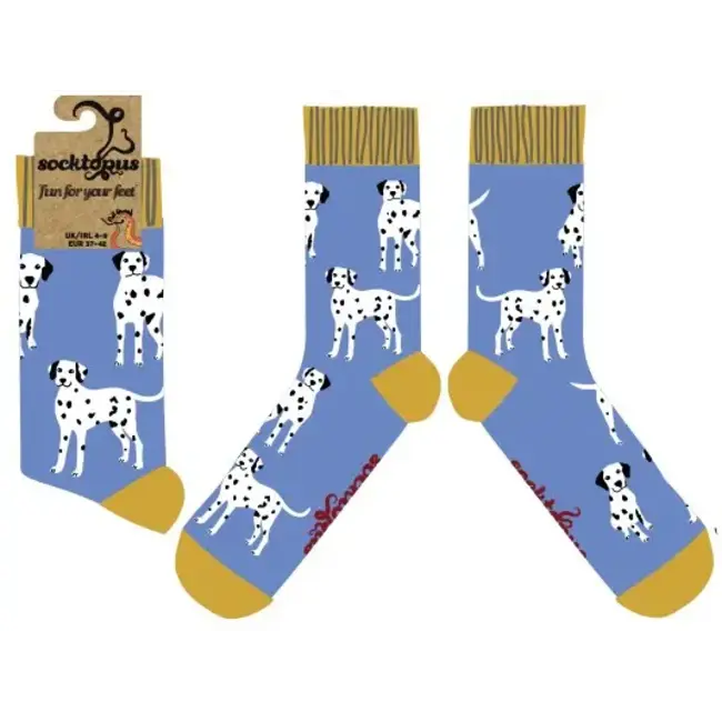 Sok Dalmatian Nation blue 37-42 (laatste exemplaar)