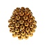 Vase Boule gold | Kerstballen vaas goud | Glas