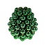 Vase Boule green | Kerstballen vaas groen | Glas