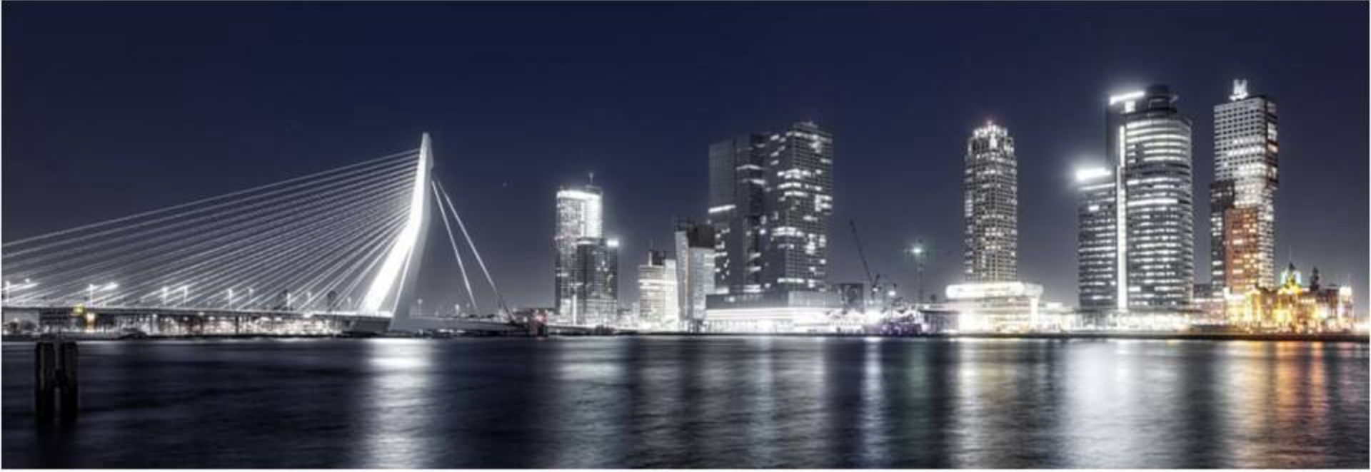 Rotterdam skyline schilderijen