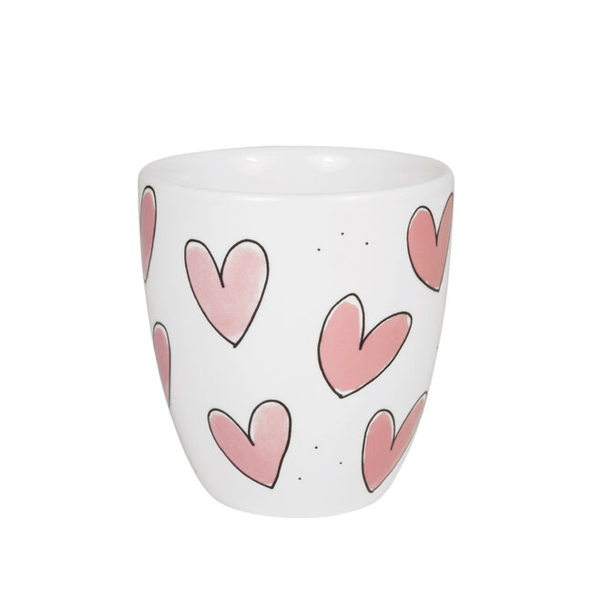 BLOND AMSTERDAM LOVE minimug HEARTS pink