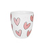 BLOND AMSTERDAM LOVE minimug HEARTS pink
