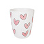 BLOND AMSTERDAM LOVE mug HEARTS pink (laatste exemplaar)