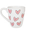 BLOND AMSTERDAM LOVE mug HEARTS pink