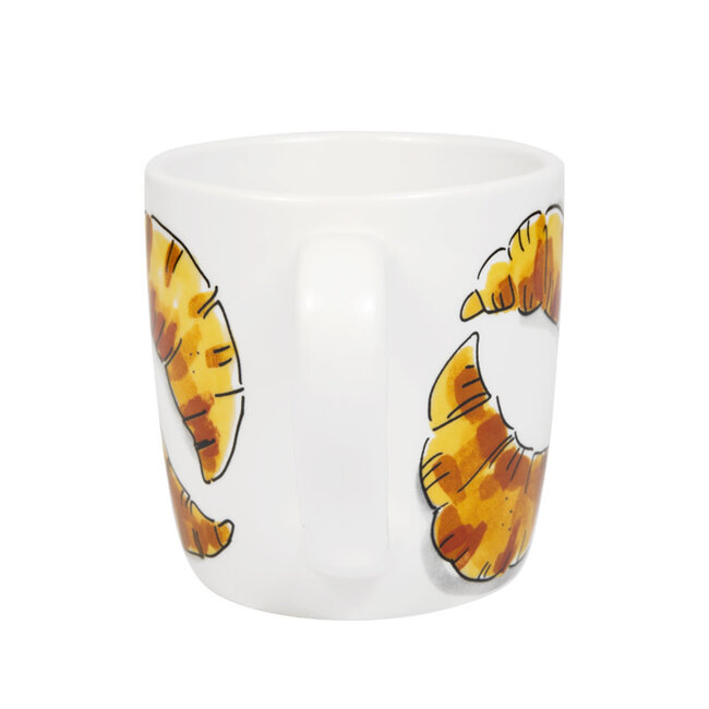 BLOND AMSTERDAM LOVE Cappucino mug Croissants