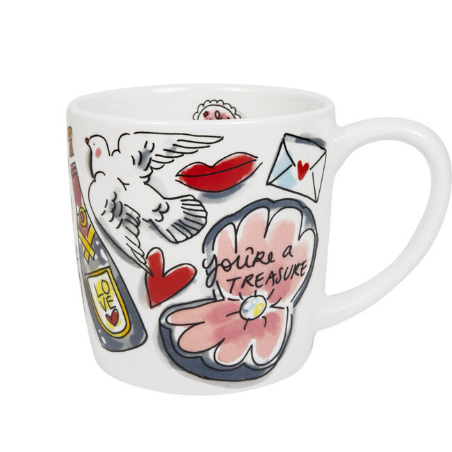 BLOND AMSTERDAM LOVE Cappucino mug Amour (laatste exemplaar)
