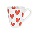 BLOND AMSTERDAM LOVE mug HEARTS red