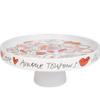BLOND AMSTERDAM LOVE Cake platter 24cm