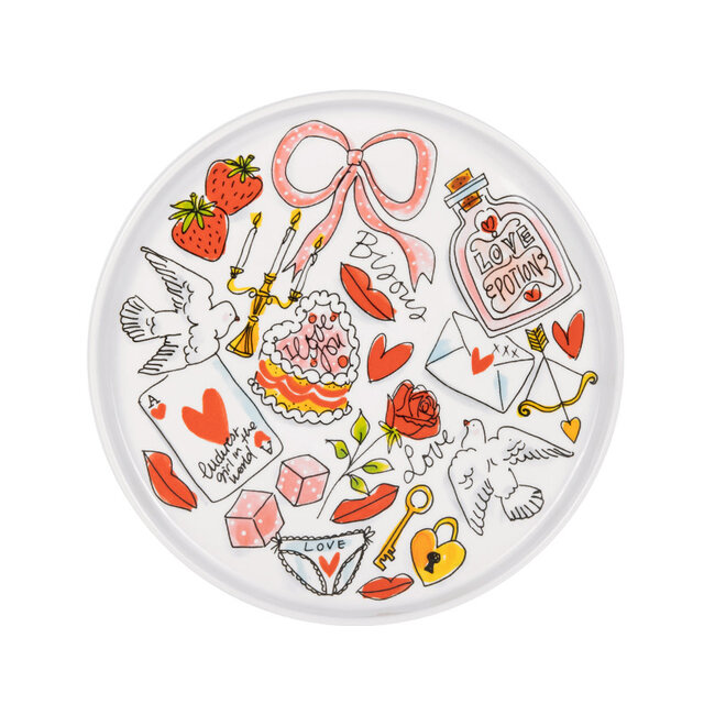 BLOND AMSTERDAM LOVE Cake platter 24cm