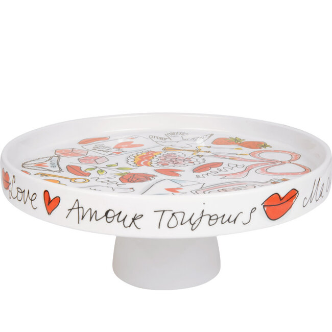 BLOND AMSTERDAM LOVE Cake platter 24cm