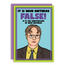 Studio Soph False! card | The Office | Birthday | Verjaardagskaart