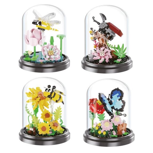 Insect met stolp | Libelle | 31cm | Bouwpakket