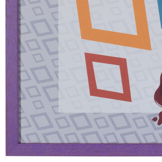 KKEC Lijsten Lijst hout Neon Paars (100 serie) – 30x40cm | Lijsten