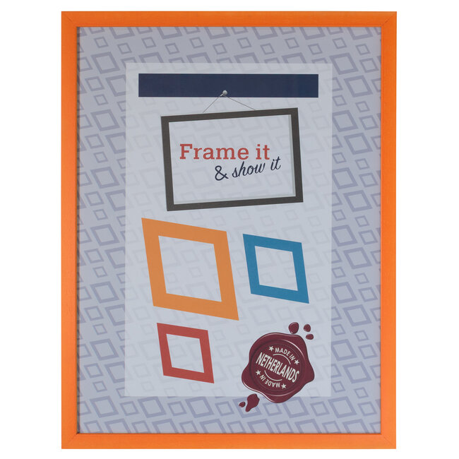 Mavanti - KKEC lijsten Lijst hout Oranje (100 serie) – 30x40cm | Lijsten