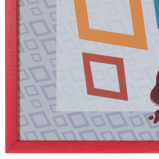 Mavanti - KKEC lijsten Lijst hout Rood (100 serie) – 30x40cm | Lijsten