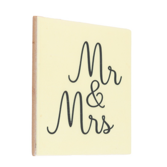 Tegeltje mr & mrs