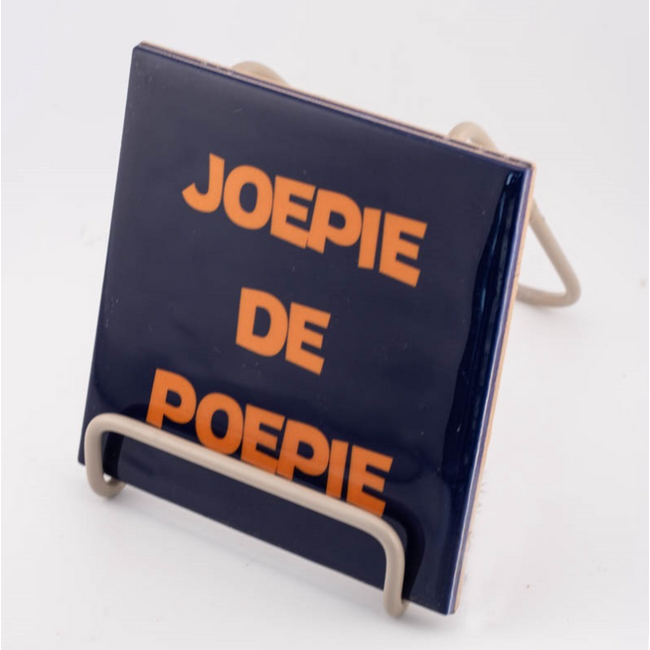 Tegeltje joepie de poepie