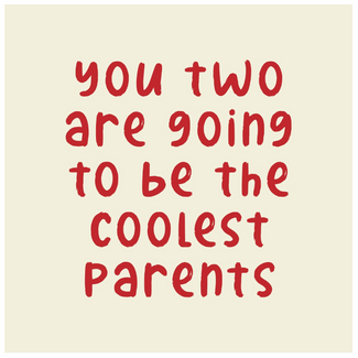 Tegeltje coolest parents