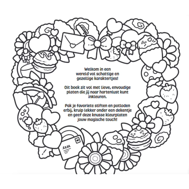 Cute & Cosy Tortelduifjes Kleurboek
