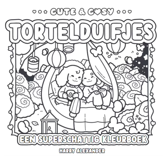 Cute & Cosy Tortelduifjes Kleurboek