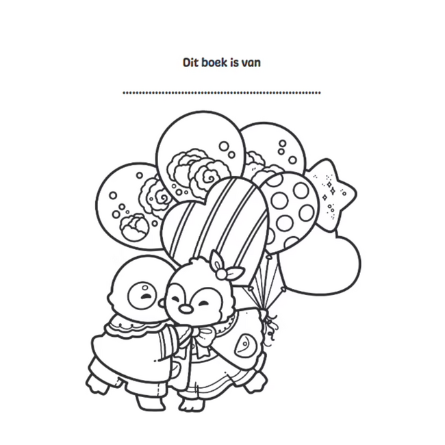 Cute & Cosy Tortelduifjes Kleurboek