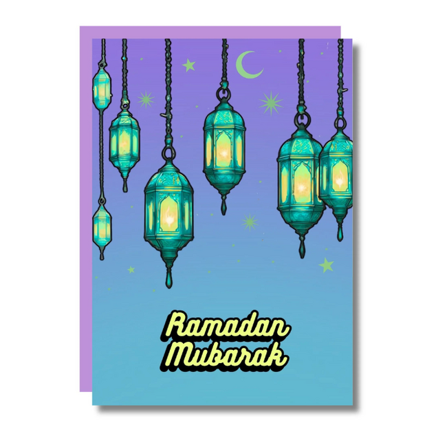 Studio Soph Ramadan Mubarak lights card | Suikerfeest | Kaart