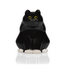 Bitten Black Cat Vase | Zwarte kat | Vaas | Bitten 18 x 21 x 15cm