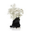 Bitten Black Cat Vase | Zwarte kat | Vaas | Bitten 18 x 21 x 15cm