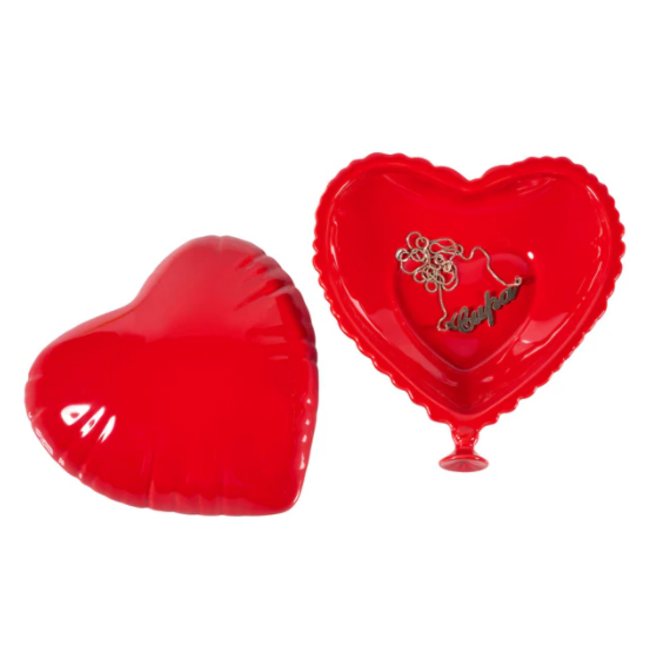 Bitten Heart Balloon Trinked Box | Sieradenschaaltje| Potje
