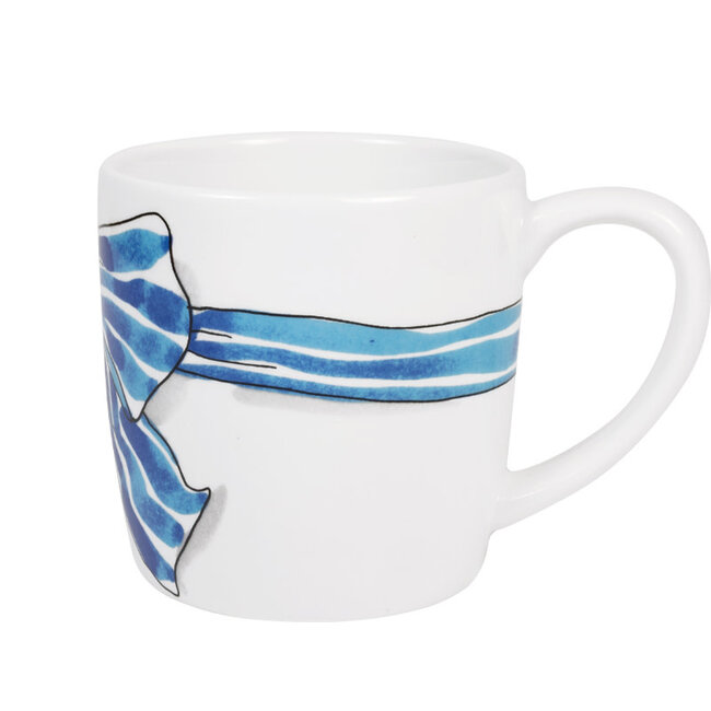 BLOND AMSTERDAM EB Cappucino mug Bow blue