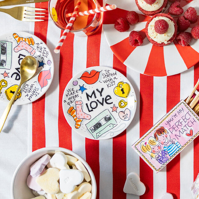 BLOND AMSTERDAM LOVE plate 12cm