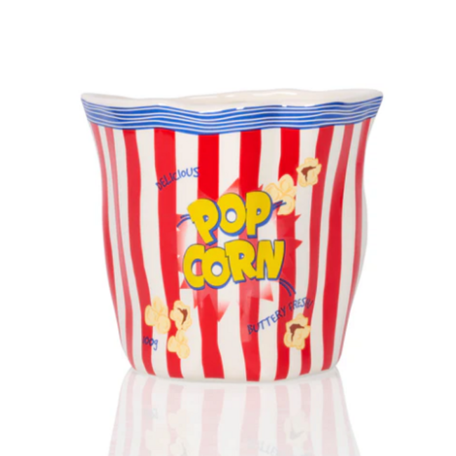 Bitten Popcorn Ceramic Bag 14.3 x 12.7 x 13.0 cm