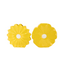Middel vaas bloem geel daisy 18X6X18CM