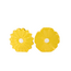 Klein vaasje gele daisy 10X5X10CM