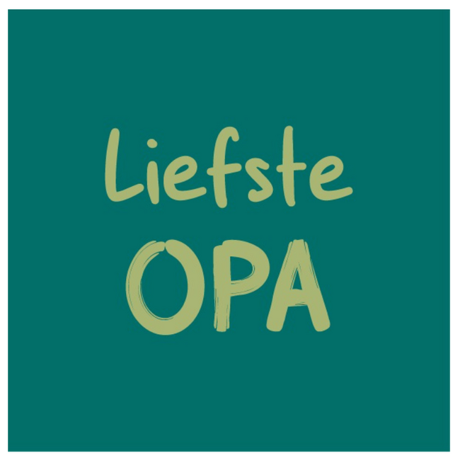 Tegel liefste opa