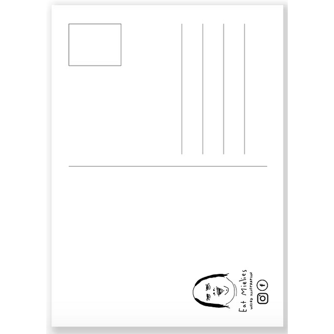 Eatmielies Ansichtkaart Titties | Kaart | Borsten