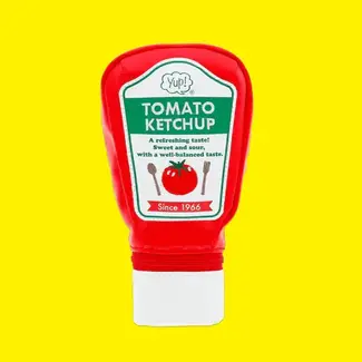 Ketchup Bottle | Fles | Opbergtasje | Etui | 18×10×5cm