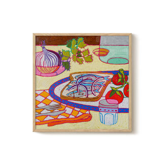 PSTR Studio Lisa Nooin - Sardines 40x40 cm