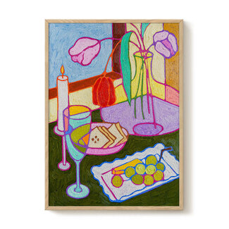 PSTR Studio Lisa Nooin - Tulips Grapes 30x40 cm