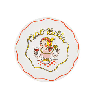 BLOND AMSTERDAM PASTA: PLATE 22 CM CIAO BELLA
