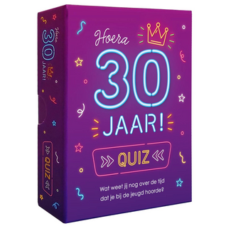 Quiz Hoera 30 jaar! Verjaardag